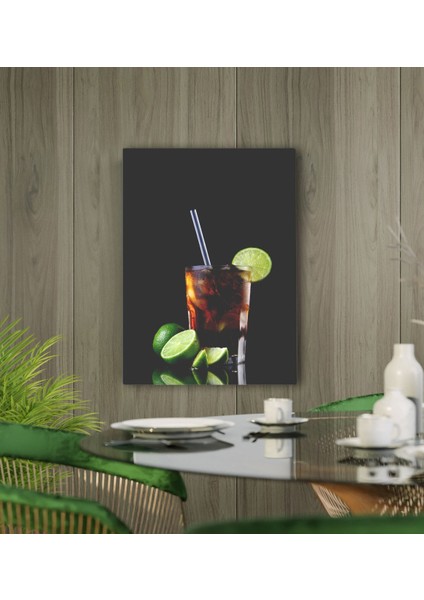 Gift Cafe & Bar & Restaurant Konseptli Kanvas Tablo 50X70CM-46