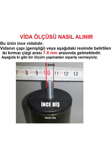 Orta Plastik Mobilya Koltuk Kanepe Ayağı 8 Adet Ceviz 10 - 14 cm 5/16 Vida (Vida Ölçüsüne Dikkat)