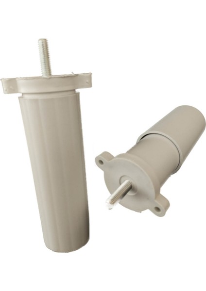 Orta Plastik Mobilya Koltuk Kanepe Ayağı 6 Adet Beyaz 14 - 19 cm 5/16 Vida (Vida Ölçüsüne Dikkat) fiyatları