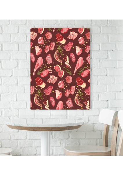 Gift Cafe & Bar & Restaurant Konseptli Kanvas Tablo 70X100CM-41