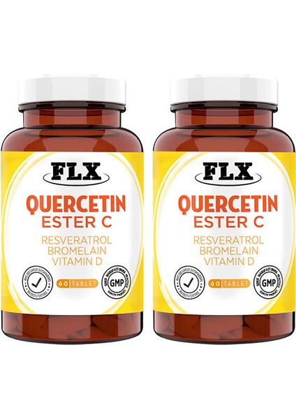 Kuersetin Ester C Resveratrol Bromelain 2 Kutu 60 Tablet