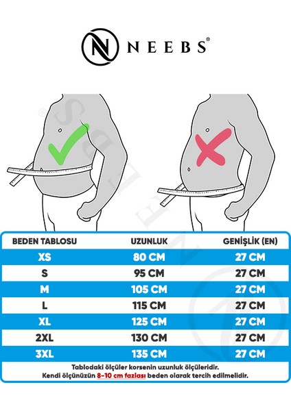 Termal Korse Sauna Kemeri Termal Bel Kemeri Zayıflama