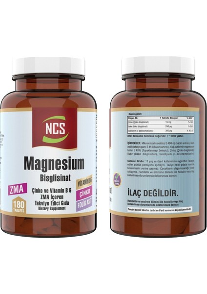 Zma Magnesium Çinko VITAMIN180 Tablet & Vitamin D3 K2 Damla fiyatları