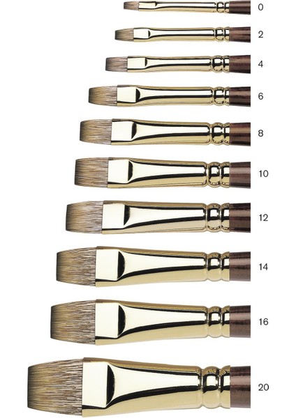 Winsor & Newton Wn Monarch U.sap Kısa Yassı Fırça N:14