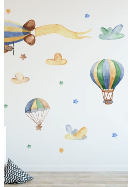 Sıcak Hava Balonları Duvar Stickerı fiyatları