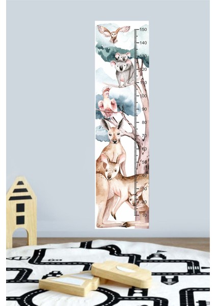 Avustralya Safari Boyölçer Duvar Stickerı