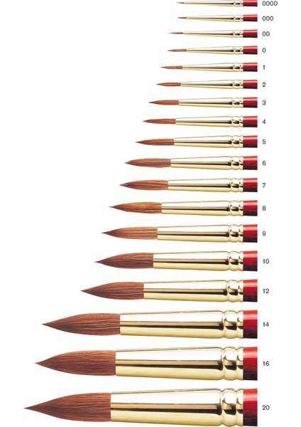 Sceptre Gold Iı 101 Serisi Kısa Sap Yuvarlak Fırça N:0000 fiyatları