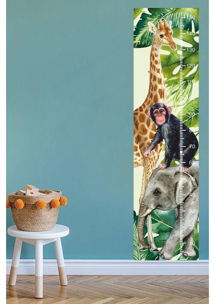 African Safari Duvar Kapı Boyölçer