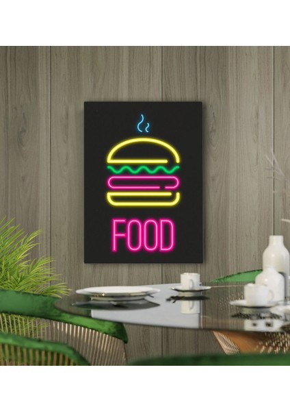 Gift Cafe & Bar & Restaurant Konseptli Kanvas Tablo 50X70CM-43