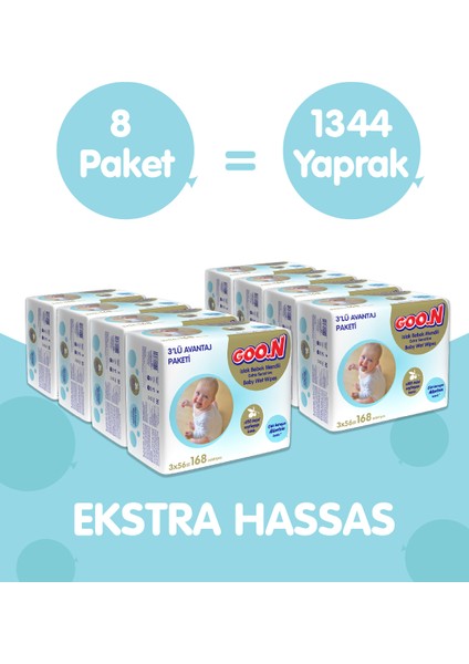 Sensitive Islak Havlu 56 Lı x 24 Adet (1344 Yaprak)