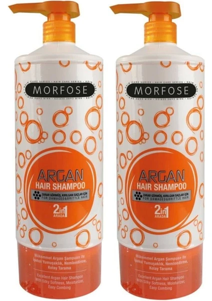 Morfose Şampuan 2in1 Argan 1000 ml x 2 Adet