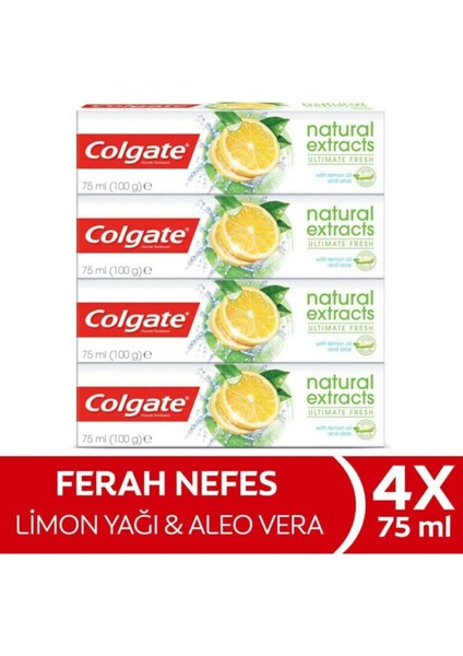 Natural Extracts Ultimate Fresh 75ml X4adet69