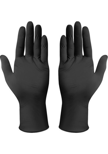 Nitril Pudrasız Eldiven Siyah 100'LÜ modelleri