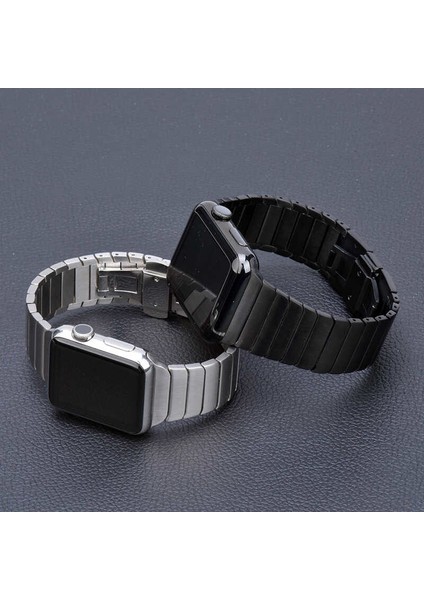 Apple Watch Seri 2/3/4/5/6/se 42MM Uyumlu Seramik Kordon Siyah indirimleri