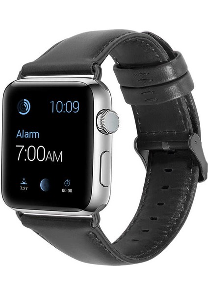 Apple Watch Seri 2/3/4/5/6/se 44MM Uyumlu Luxury Leather Deri Kordon No6