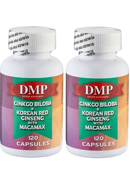 Ginkgo Biloba Korean Red Ginseng Macamax 240 Kapsül + Hap Kutusu