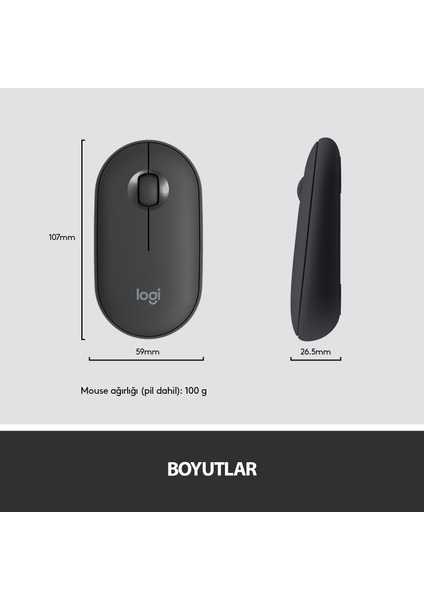 LOGITECH MK470 KABLOSUZ SET USB SİYAH 920-009435