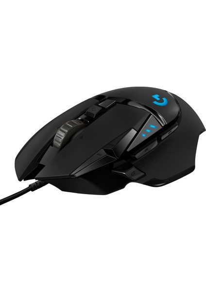 G G502 HERO LIGHTSYNC 25.600 DPI Yüksek Performanslı Kablolu Oyuncu Mouse - Siyah