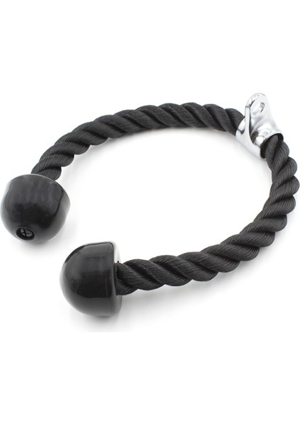 Paslanmaz Çelik Kopçalı Profesyonel Triceps Çekiş Halatı Rope Aparat (Uzunluk 71 cm )