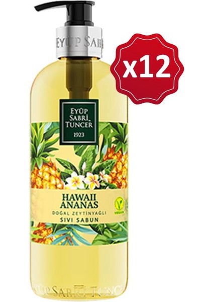 Sıvı Sabun Hawaii Ananas 500 ml x 12