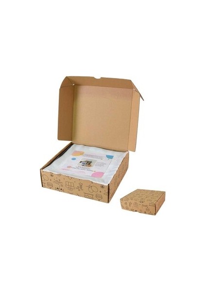 Yapışan Sök Tak Kare Çerçeve - Beyaz 3'lü Paket modelleri