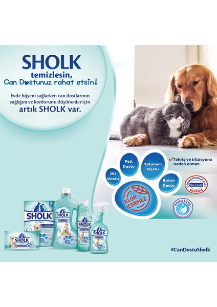 Evcil Hayvan Hijyenik Yüzey Temizleyici 1l