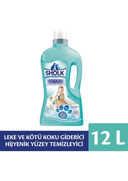 Evcil Hayvan Hijyenik Yüzey Temizleyici 1l x 12 Adet