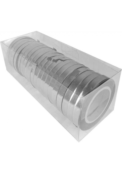 Rafya Parlak Metalize Gümüş 8 mm Pk:25 mt fiyatları