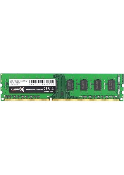 4gb Ddr3 1600 Mhz Masaüstü Ram CL11