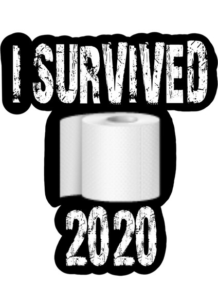 I Survived 2020 - Corona Hatıra Serisi Sticker
