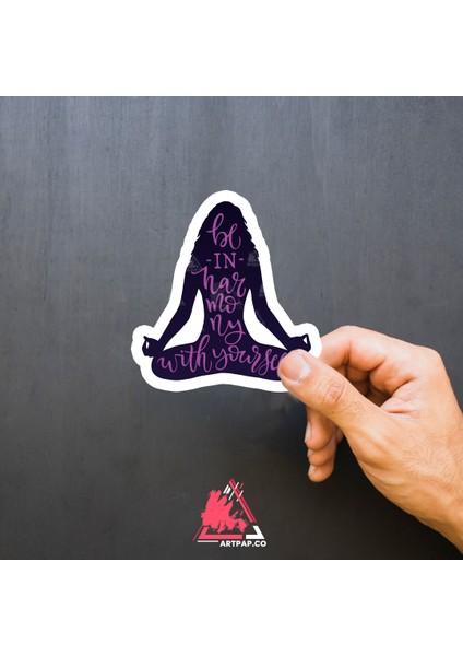 Art Pap Believe Yourself - Yoga Sticker