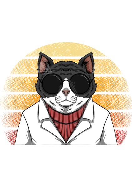 The Cat Father - Kedi Baba Sticker