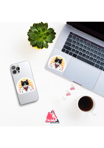 The Cat Father - Kedi Baba Sticker fırsatları