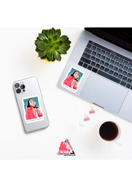 Feminist Girl Sticker fırsatları