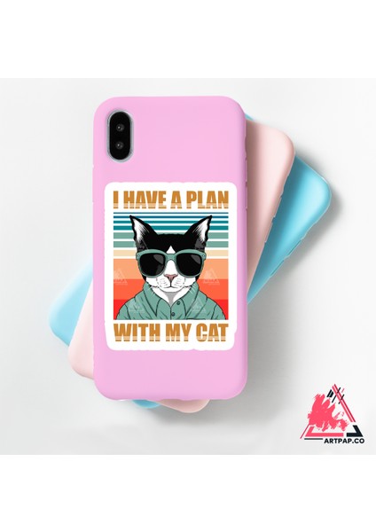 I Have A Plan Cat - Planları Olan Kedi Sticker modelleri