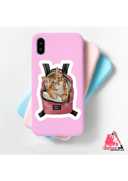 Say Cheese Cat Sticker modelleri