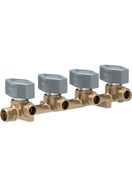Dörtlü 8mm Gaz Dağıtım Vanası