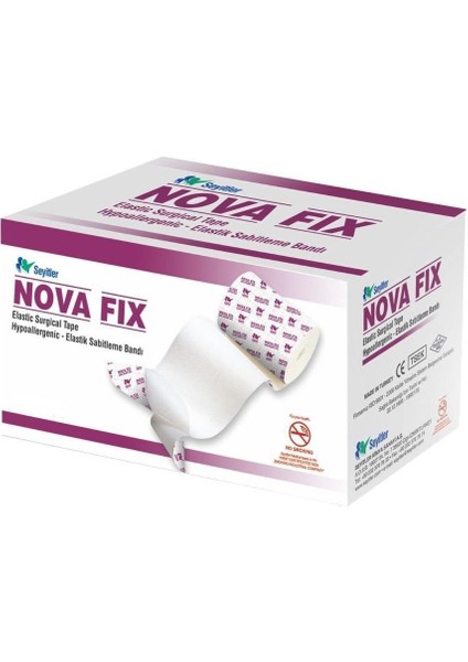 Nova-Fix Esnek Sabitleme Bandı Fix Flaster Bant 10M x 15CM 2 Adet