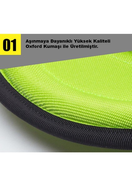 Içine Mama Konulabilen Neon Sarı Frizbi modelleri