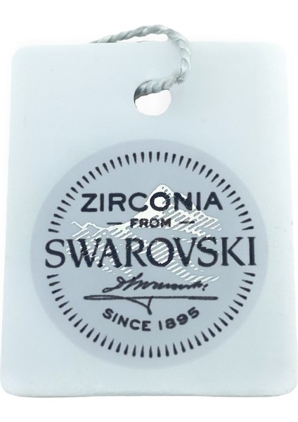 Swarovski Sertifikalı Kalp Tek Taş 925 Gümüş Yüzük