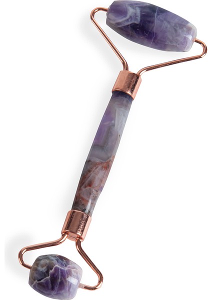 Ametist Doğal Taş Face Roller Masaj Aleti