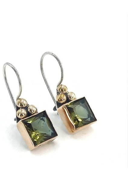 Tamamı El Üretimi Kare Zultanit Taş Gümüş Set Takım modelleri