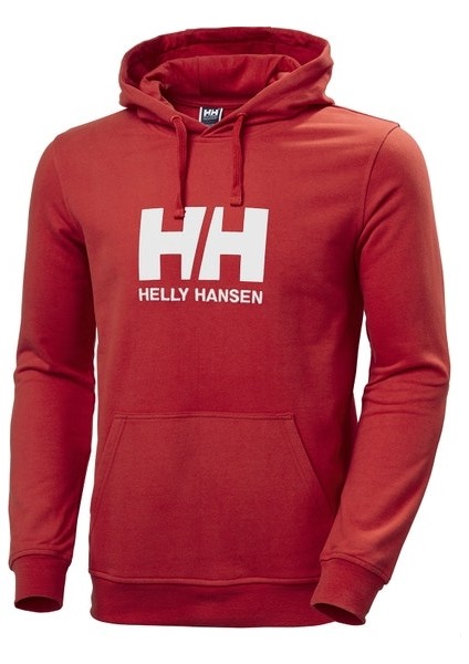 Hh Hh Logo Hoodıe Kırmızı Erkek Sweatshirt 33977-163