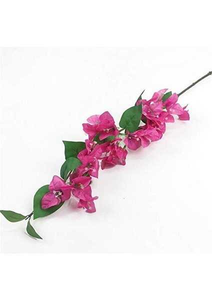 Yapay Çiçek Begonvil Çiçeği Fuşya 80CM Tek Dal Bodrum Çiçeği Sarkan Çiçek