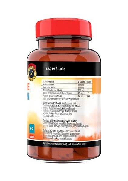 Kollajen Tip 1-3 180 Tablet & Flx Glukozamine Kollajen 60 Tablet