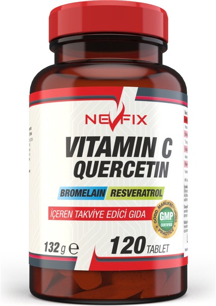 Nevfix QUERCETIN120 Tablet & Flx Kuersetin Ester C 60 Tablet