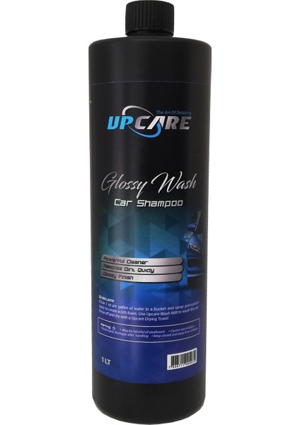 Glossy Wash Car Shampoo - Ekstra Parlak Araç Şampuanı 1 lt