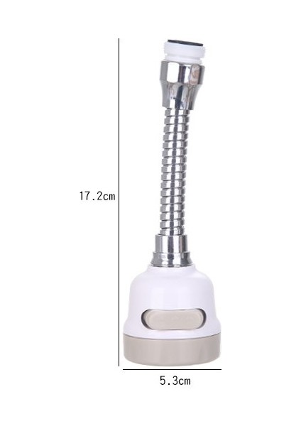 3 Fonksiyonlu Spiral Hortumlu Musluk Başlığı