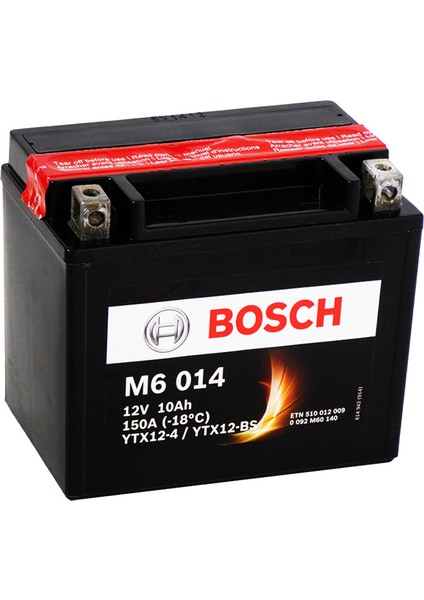 12V 10 Ah Motosiklet Aküsü (YTX12-4/YTX12-BS)