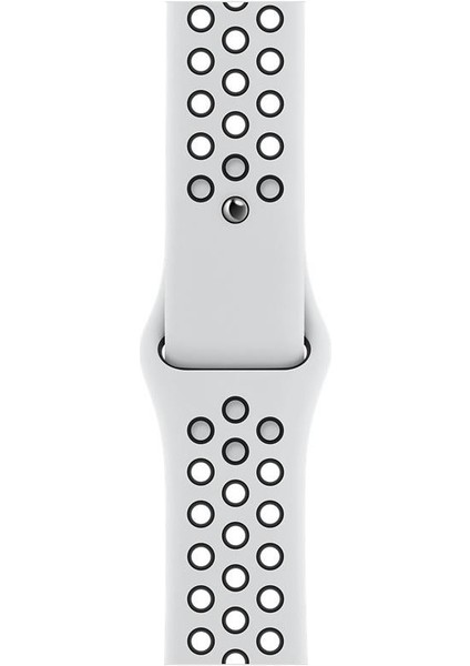 Apple Watch Series SE/10/9/8/7/6/5/4/3 49mm-46mm-45mm-44mm-42mm Uyumlu M/L Delikli Spor Silikon Kordon Beyaz/Siyah fiyatları